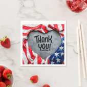 Vielen Dank für Ihren Service! Serviette (Beispiel)