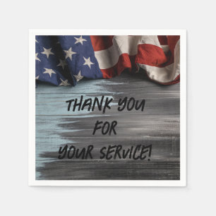 Vielen Dank für Ihren Service Serviette