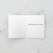 Vielen Dank für Ihren Service Veteran Dankeskarte (Innenseite)