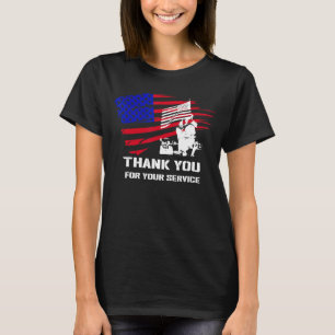 Vielen Dank für Ihren Service Veterans Day Patriot T-Shirt