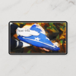 Vielen Dank für Ihren Service Visitenkarte