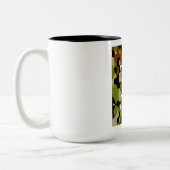 Vielen Dank für Ihren Service Zweifarbige Tasse (Links)