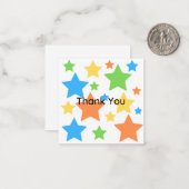 Vielen Dank für Ihren Stern Mitteilungskarte (Vorderseite/Rückseite Beispiel)