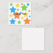 Vielen Dank für Ihren Stern Mitteilungskarte (Vorne/Hinten)