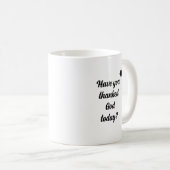 Vielen Dank für jeden Morgen Kreuz Christlich Kaffeetasse (VorderseiteRechts)