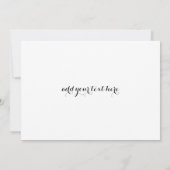 vielen Dank für Kalligraphie Klavier Dankeskarte (Rückseite)