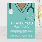 Vielen Dank für Krankenschwester und Ärztekarte Karte (Gelbe Blume)