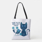 VIELEN DANK FÜR LEHRER TOTE BAG TASCHE (Rückseite)