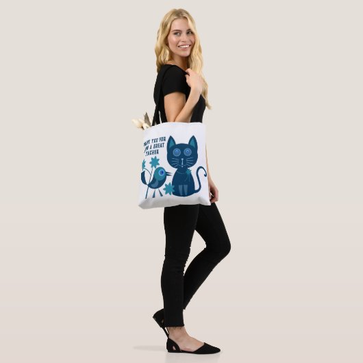 VIELEN DANK FÜR LEHRER TOTE BAG TASCHE (Am Model)