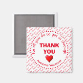 VIELEN DANK FÜR Phantastische Freiwillige Magnet (Vorderseite/Rückseite)