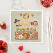 Vielen Dank für Pilgrim und das native Erntedank F Serviette (Beispiel)