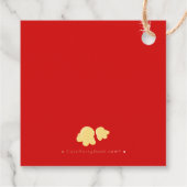 Vielen Dank für Poppin' von der Immobilienagentur  Geschenkanhänger (Rückseite)