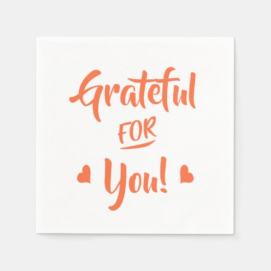 Vielen Dank für Sie Serviette (Vorderseite)