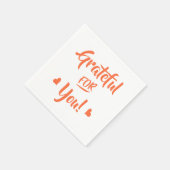 Vielen Dank für Sie Serviette (Ecke)