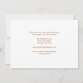 Vielen Dank für unsere neue Zuhause Niedlich Ernte Ankündigung (Rückseite)