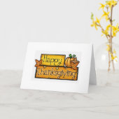 VIELEN DANK FÜR *YOU* AUF DER ERNTEDANK-KARTE KARTE (Gelbe Blume)