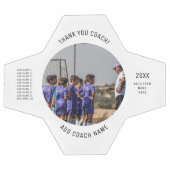 Vielen Dank Fußball Coach Custom Team Foto & Names (Flach)