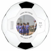 Vielen Dank Fußball Coach Custom Team Foto & Names (Vorderseite)
