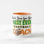 Vielen Dank Fußball Coach Tasse (Zentrum)
