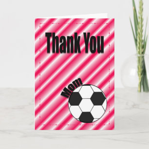 Vielen Dank Fußball Team Mama Card Dankeskarte