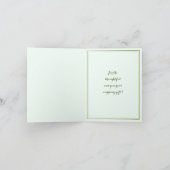 Vielen Dank Gardenia Blume Note Card Dankeskarte (Innenseite)