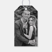 Vielen Dank, Gastgeschenk Hochzeit aus schwarzem u Geschenkanhänger (Rückseite)