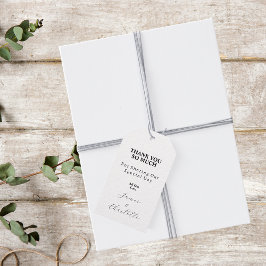 Vielen Dank, Gastgeschenk Hochzeit aus schwarzem u Geschenkanhänger