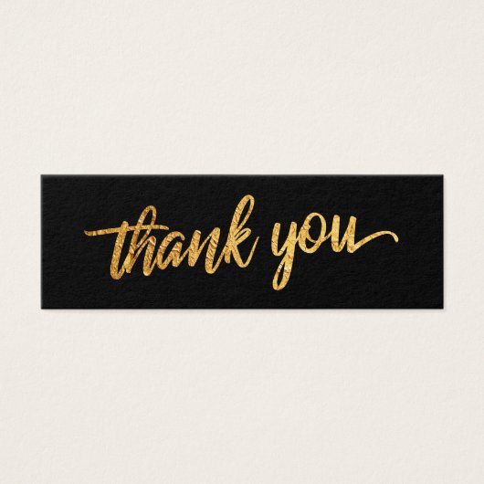 Vielen Dank Gastgeschenk Hochzeit mit Imitate Gold (Vorderseite)