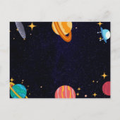 Vielen Dank Geburtstagsthemen Postkarte (Rückseite)