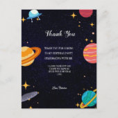 Vielen Dank Geburtstagsthemen Postkarte (Vorderseite)