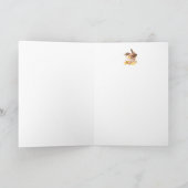 Vielen Dank General Watercolor House Wren Bird Dankeskarte (Innenseite)