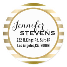 Vielen Dank - Geometrisches Muster aus Gold Streif