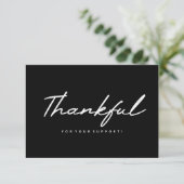 Vielen Dank Geschäftskarte Dankeskarte (Stehend Vorderseite)