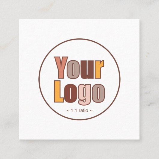 Vielen Dank Geschäftslogo Modern Minimalistisch Rabattkarte (Vorderseite)