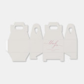 Vielen Dank Geschenk einfach rosa Geschenkschachtel (Ungefaltet)