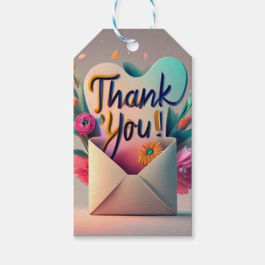 Vielen Dank! Geschenkanhänger (Vorderseite)