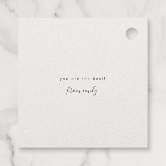 Vielen Dank! Geschenkanhänger (Rückseite)