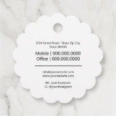 Vielen Dank, Geschenkartikel, Etiketten, Business Geschenkanhänger (Rückseite)