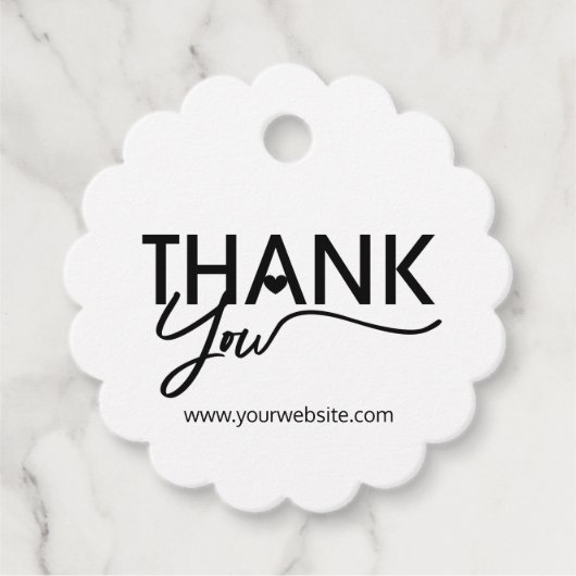 Vielen Dank, Geschenkartikel, Etiketten, Business Geschenkanhänger (Vorderseite)