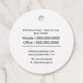 Vielen Dank, Geschenkartikel, Etiketten, Business Geschenkanhänger (Rückseite)