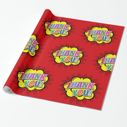 Vielen Dank Geschenkpapier (Ungerollt)