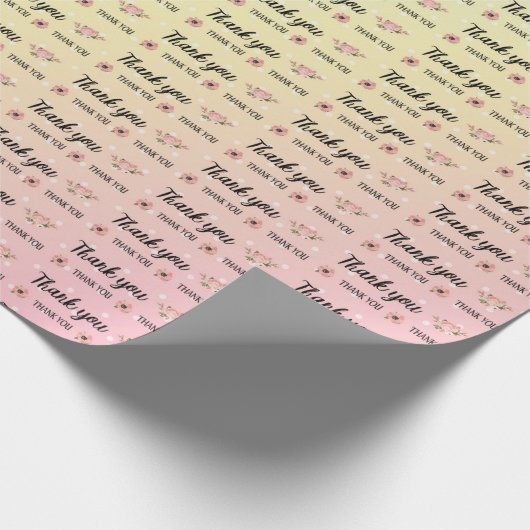 Vielen Dank Geschenkpapier (Ecke)