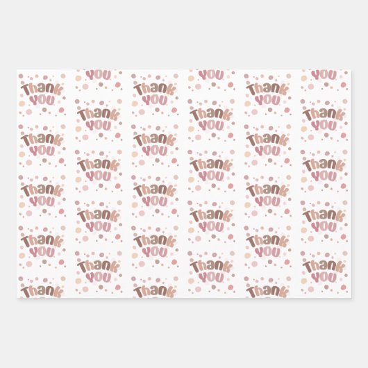 Vielen Dank Geschenkpapier Set (Vorderseite 3)