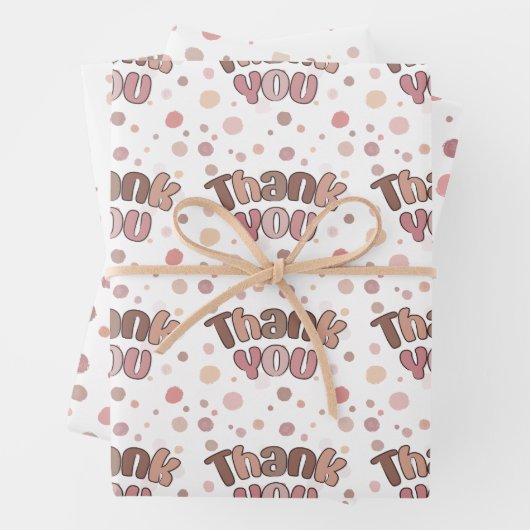 Vielen Dank Geschenkpapier Set (Beispiel)