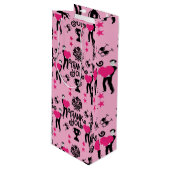 Vielen Dank Geschenktüte Für Weinflaschen (Vorderseite Schrägansicht)