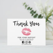 Vielen Dank, Glitzer Lips Media Insert (Stehend Vorderseite)