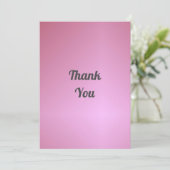 Vielen Dank, Glückwunsch Dankeskarte (Stehend Vorderseite)