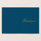 Vielen Dank, Gold Folienkarte (Innenseite)