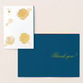 Vielen Dank, Gold Folienkarte (Anzeige)