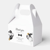 Vielen Dank Gold Silver Balloons Retro Baby Dusche Geschenkschachtel (Vorderseite)